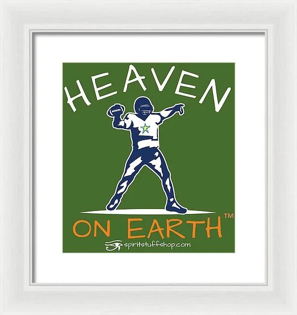 Football Heaven On Earth - Framed Print