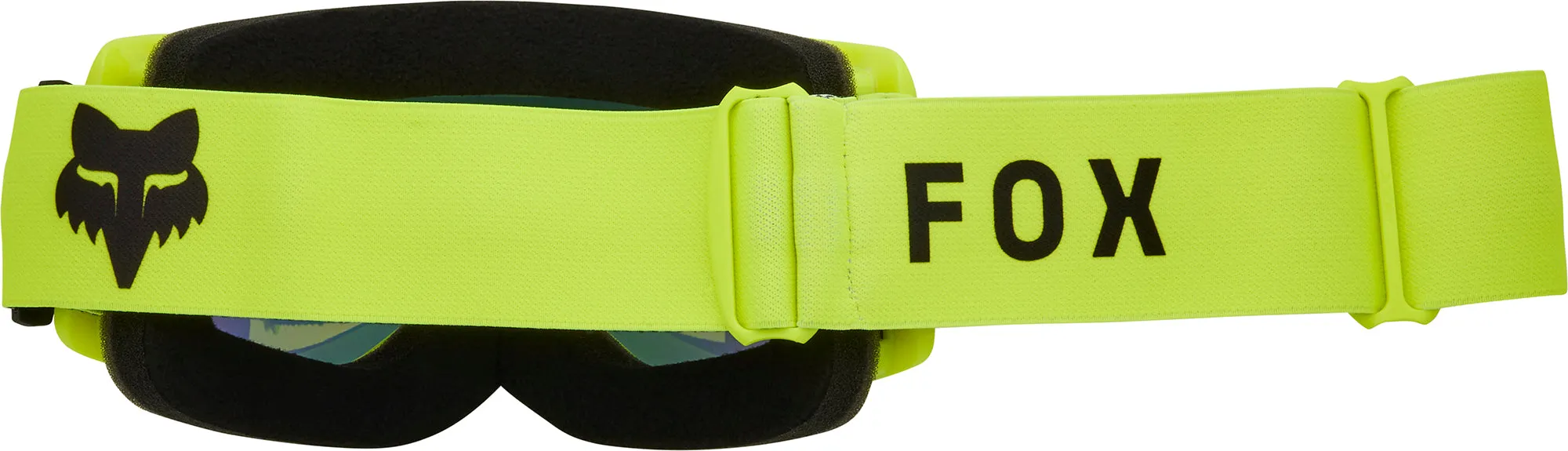 Fox Main Mirrored Lens Cycling Goggles - Yellow