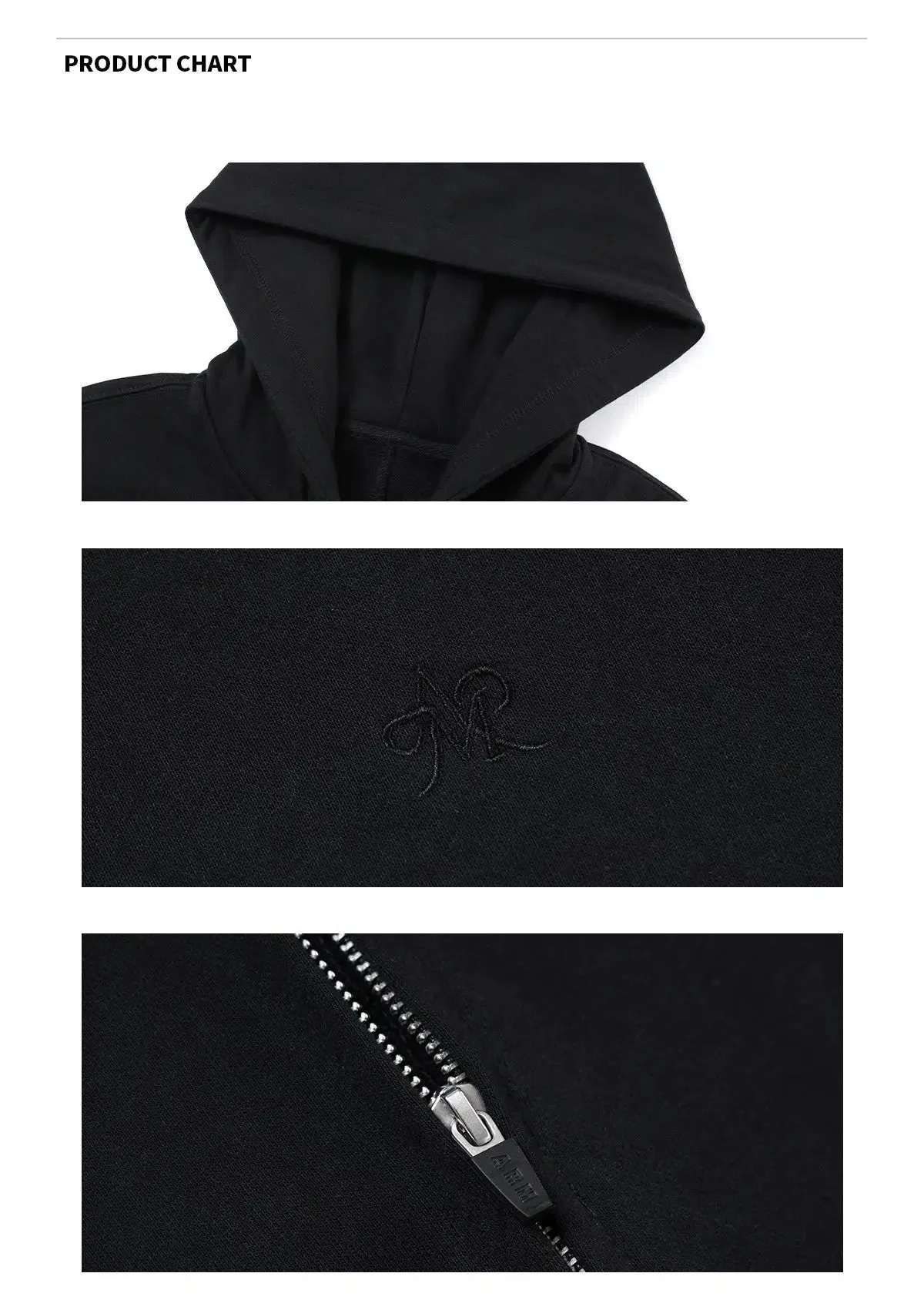 Front Pockets Zip-Up Hooded Sweatshirt