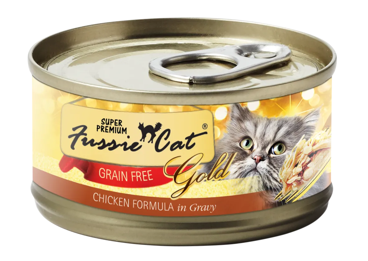 Fussie Cat Super Premium Chicken Formula In Gravy Canned Cat Food