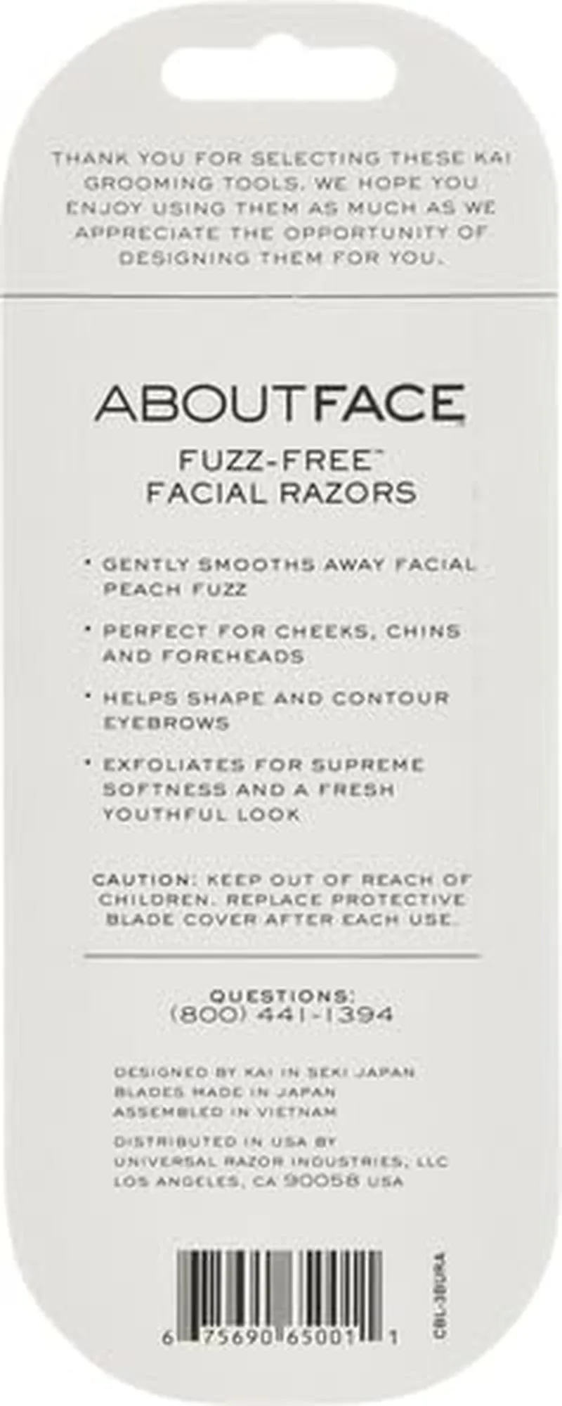 Fuzz-Free Facial Razors - 3 Beauty Groomers for Hair Removal, Ideal for Shaving, Exfoliating, Dermaplaning and Brow Shaping, Japanese Steel Gently Removes Facial Hair