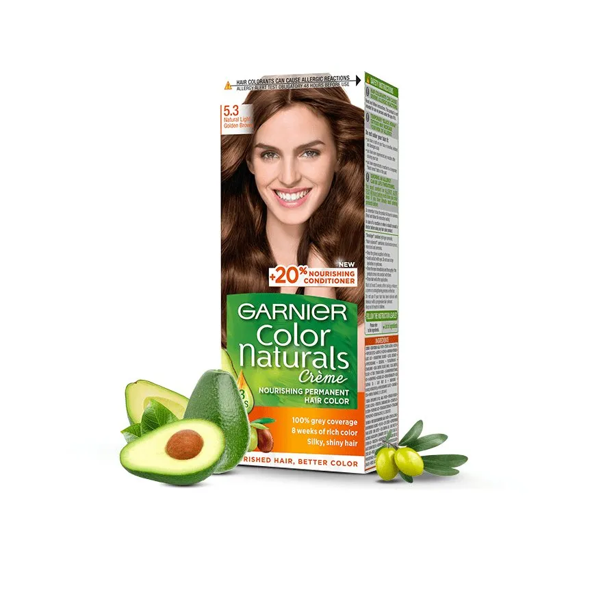 Garnier Color Naturals Creme - 5.3 Natural Light Golden Brown Hair Color