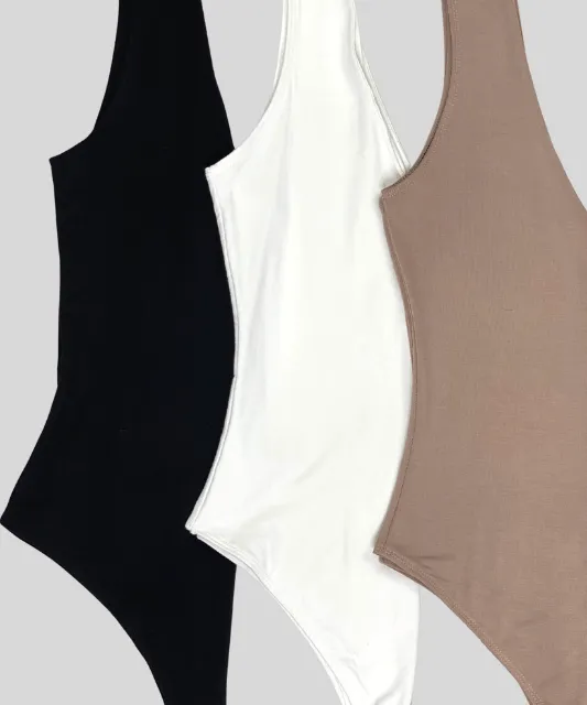 Georgina V Neck Sleeveless Bodysuit