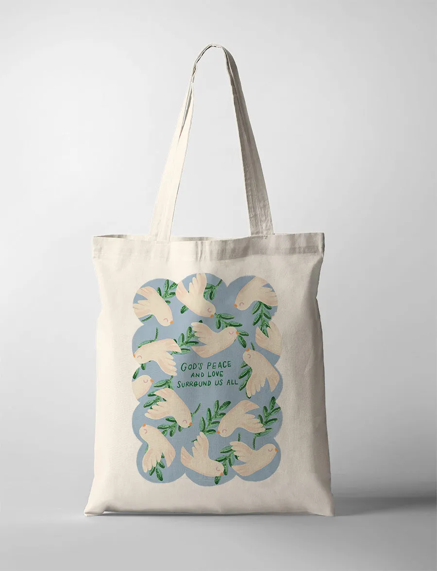 God's Peace and Love {Tote Bag}