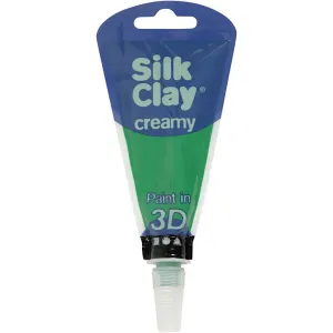 Green Colour Liquid Modelling Clay Piping Bag For Relief Drawing 35 ml