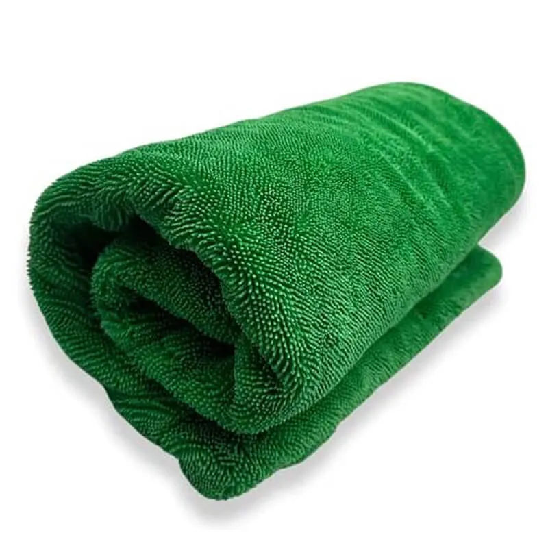 Green Goblin Twisted Loop Dual-Force Microfiber Drying Towel