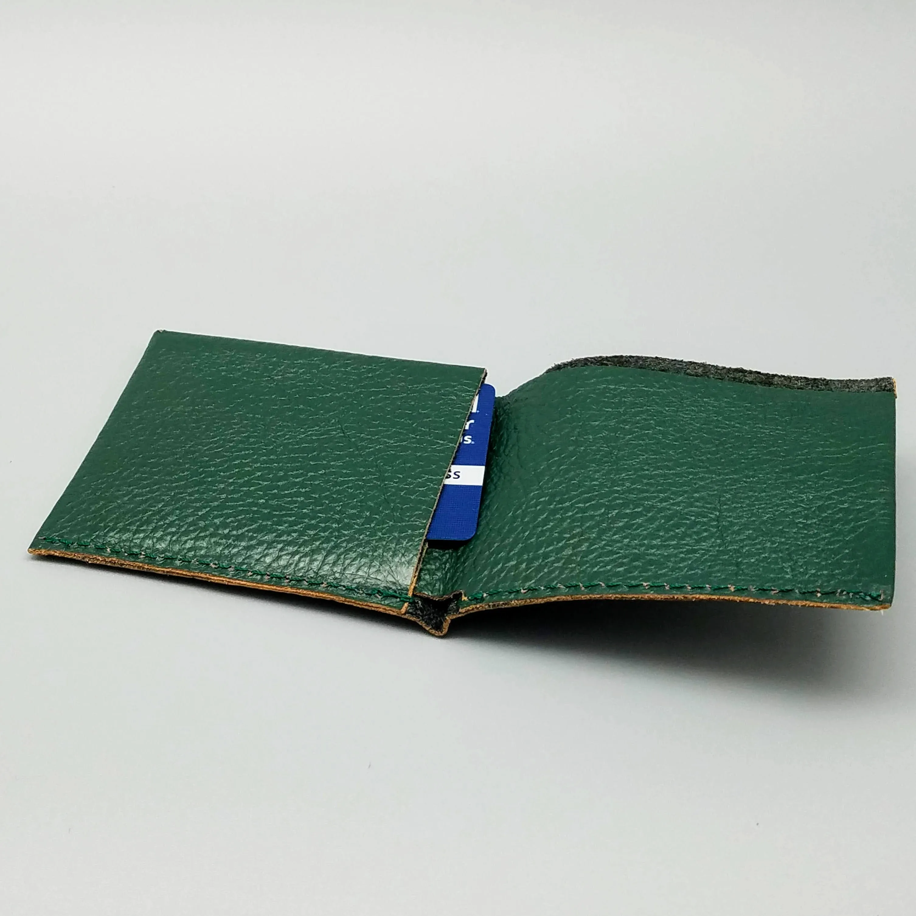 GREEN LEATHER WALLET