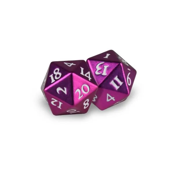 Grenadine: D20 Heavy Metal Dice Set