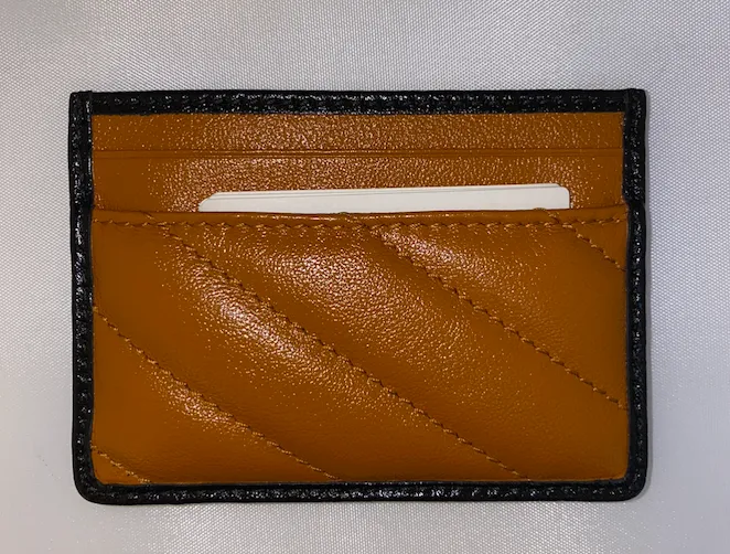 Gucci Interlocking GG Card Case in Vaccha Brown