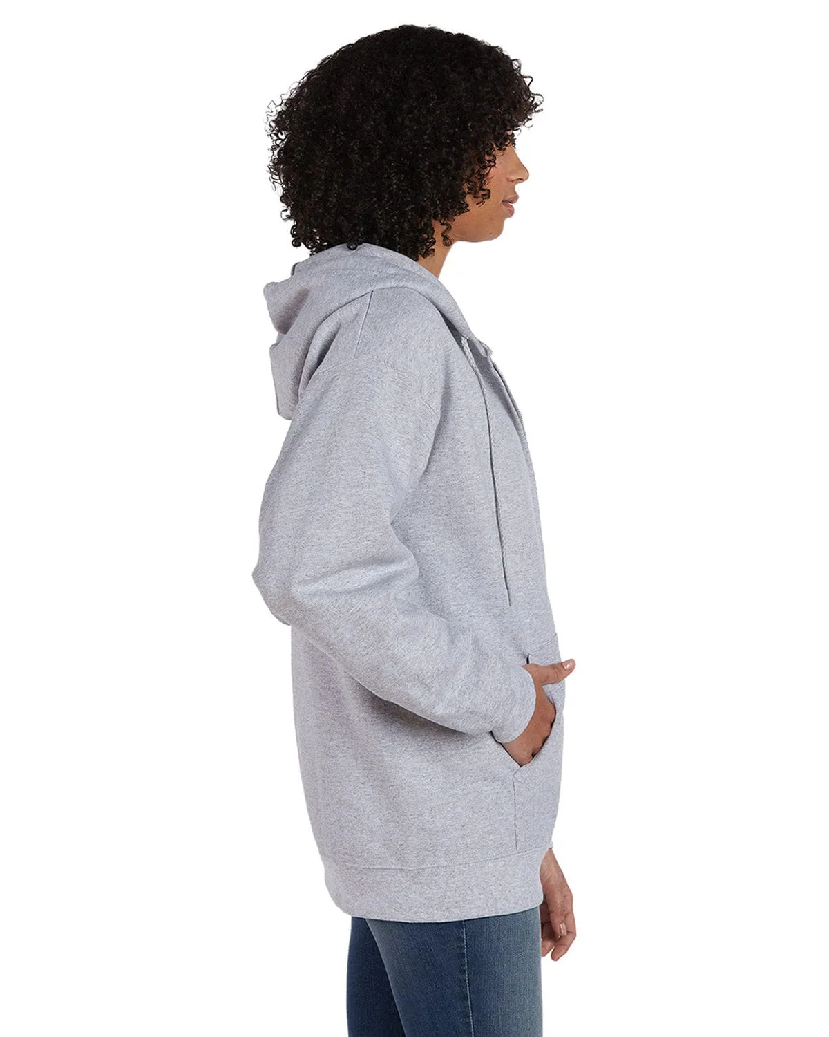Hanes Ultimate Cotton Full-Zip Hoodie Sweatshirt