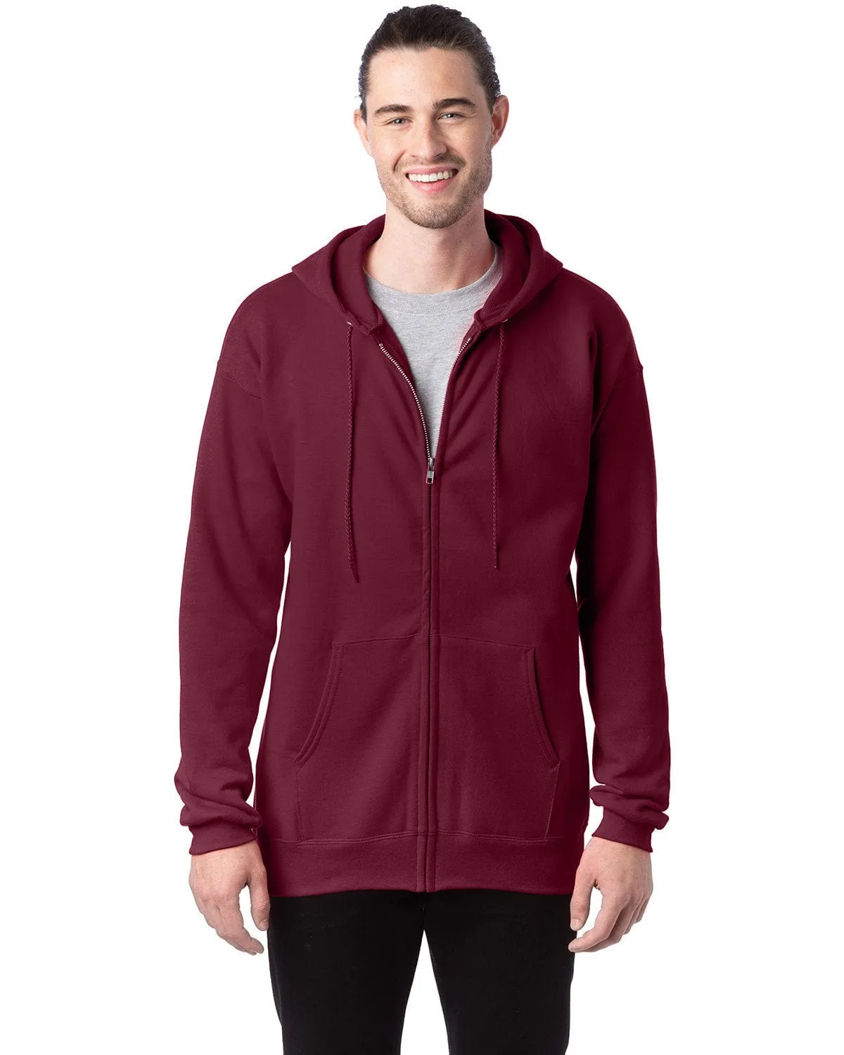 Hanes Ultimate Cotton Full-Zip Hoodie Sweatshirt
