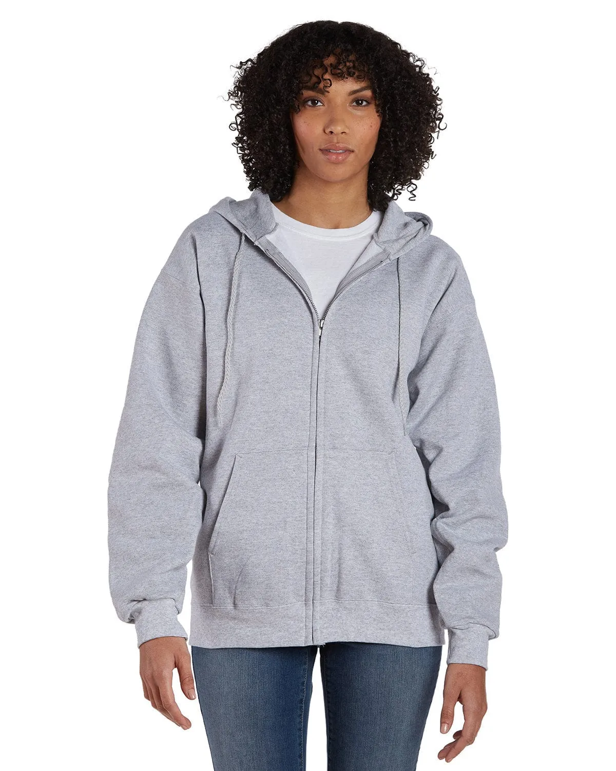 Hanes Ultimate Cotton Full-Zip Hoodie Sweatshirt