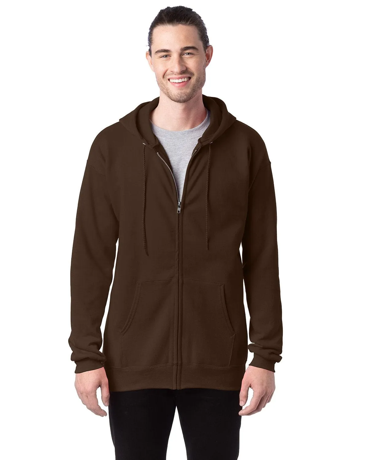 Hanes Ultimate Cotton Full-Zip Hoodie Sweatshirt