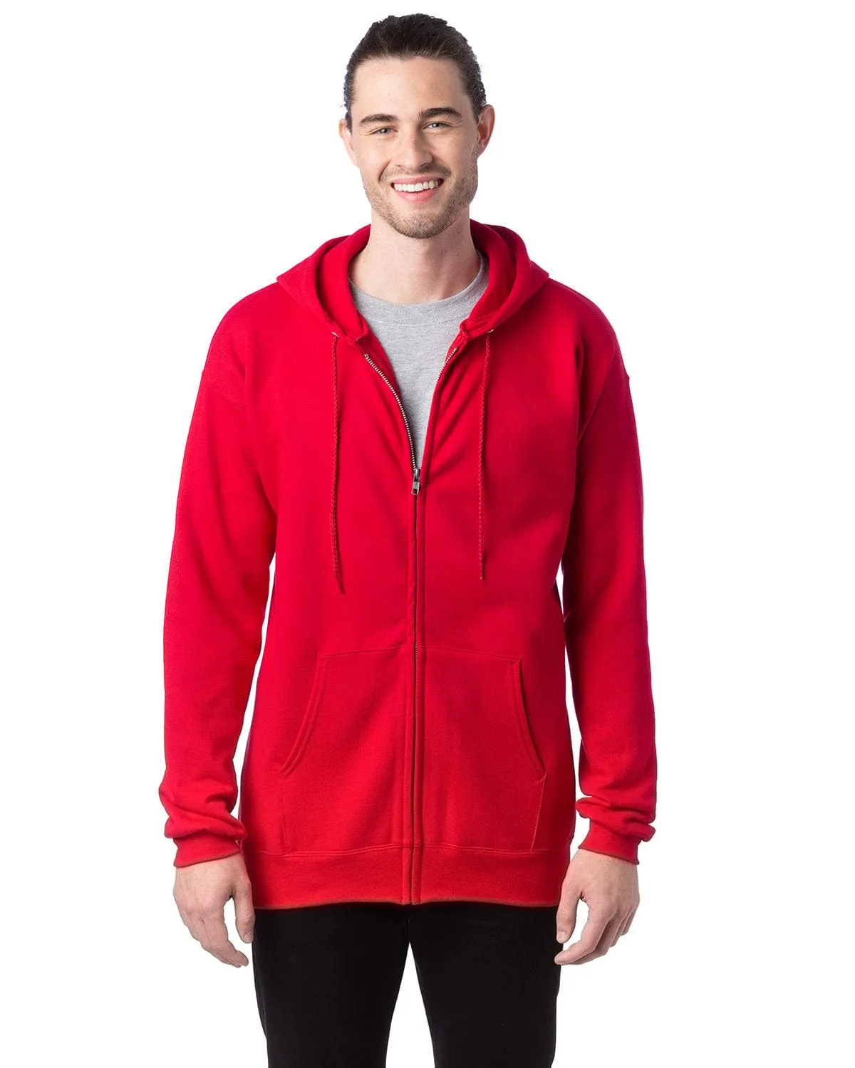 Hanes Ultimate Cotton Full-Zip Hoodie Sweatshirt