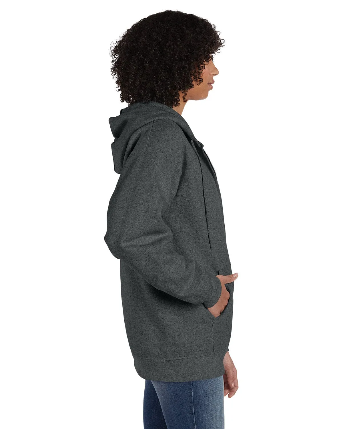 Hanes Ultimate Cotton Full-Zip Hoodie Sweatshirt
