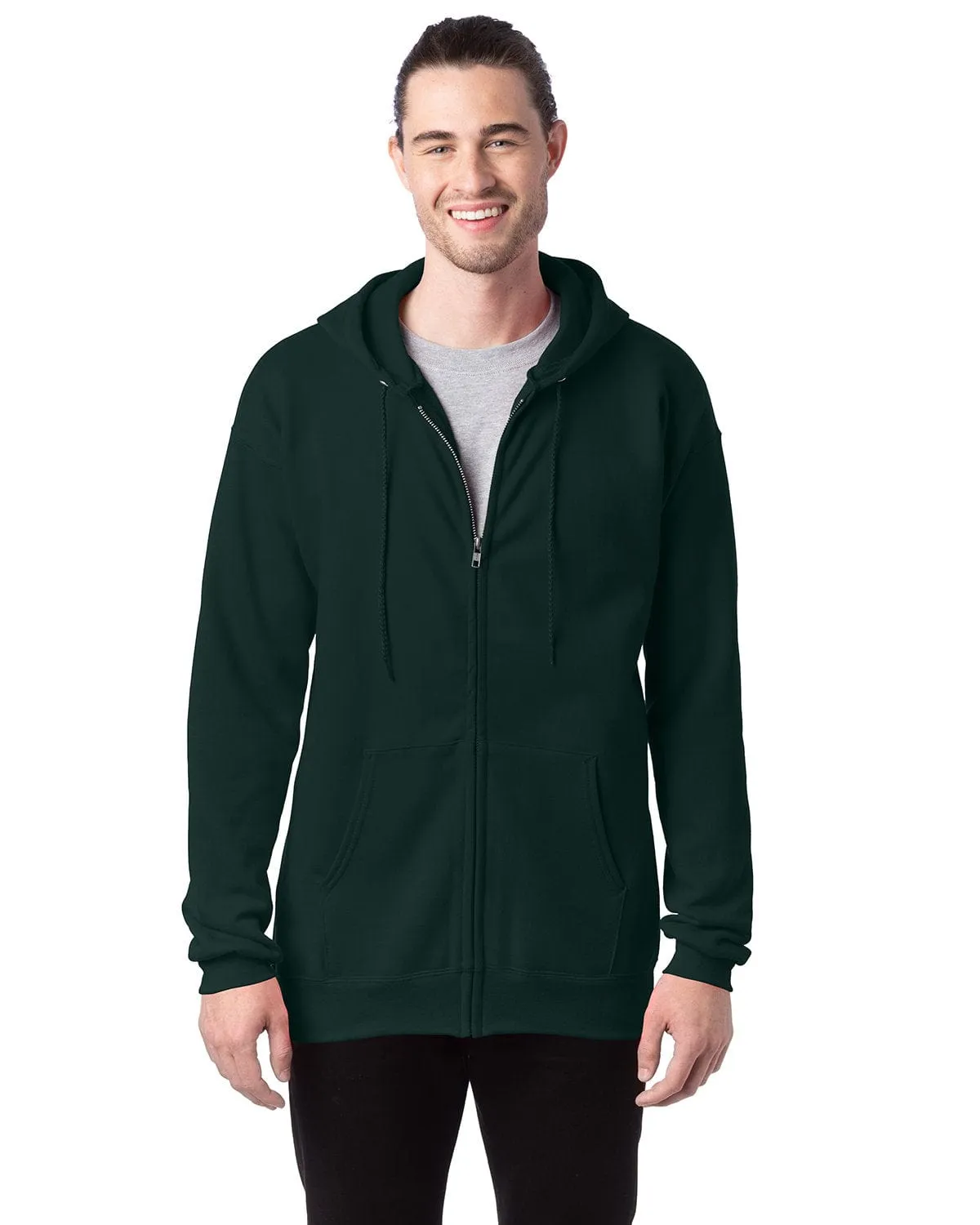 Hanes Ultimate Cotton Full-Zip Hoodie Sweatshirt