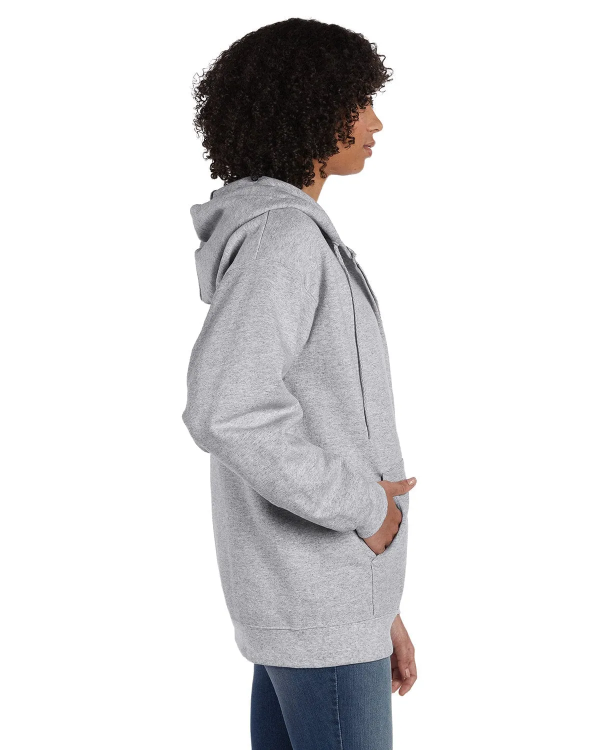 Hanes Ultimate Cotton Full-Zip Hoodie Sweatshirt