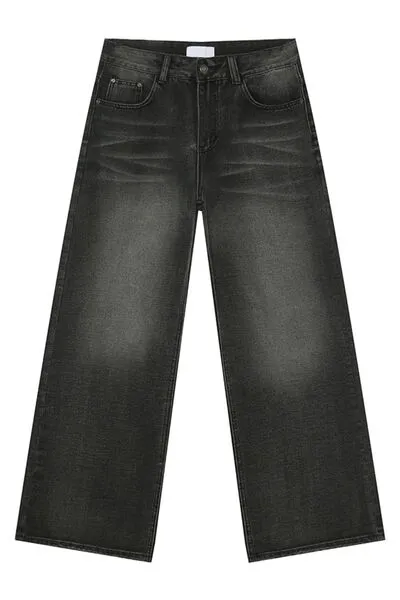 Hazel Blues® |  Wide Leg Pocketed Jeans