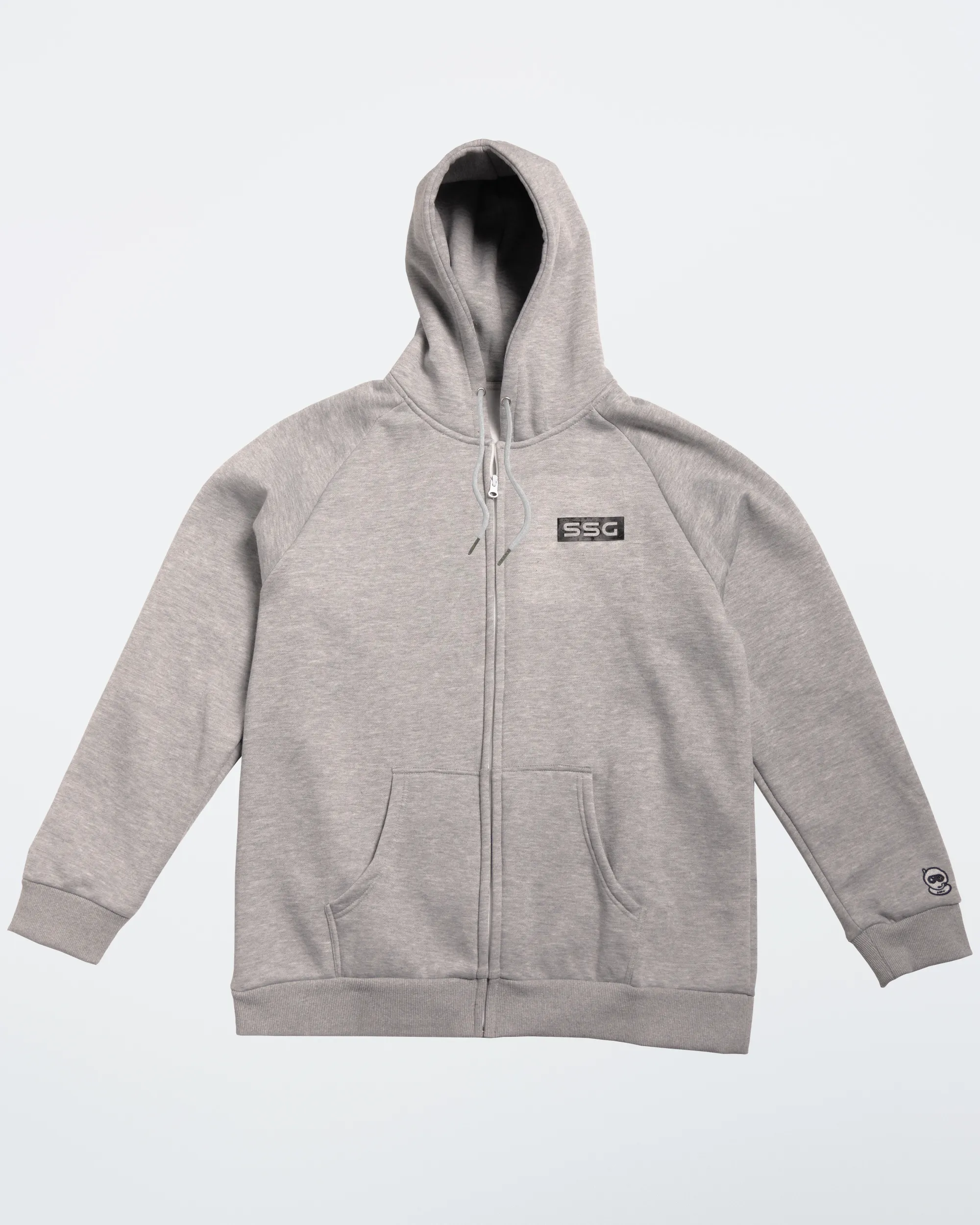 Heather Gray SSG Zip Up Hoodie