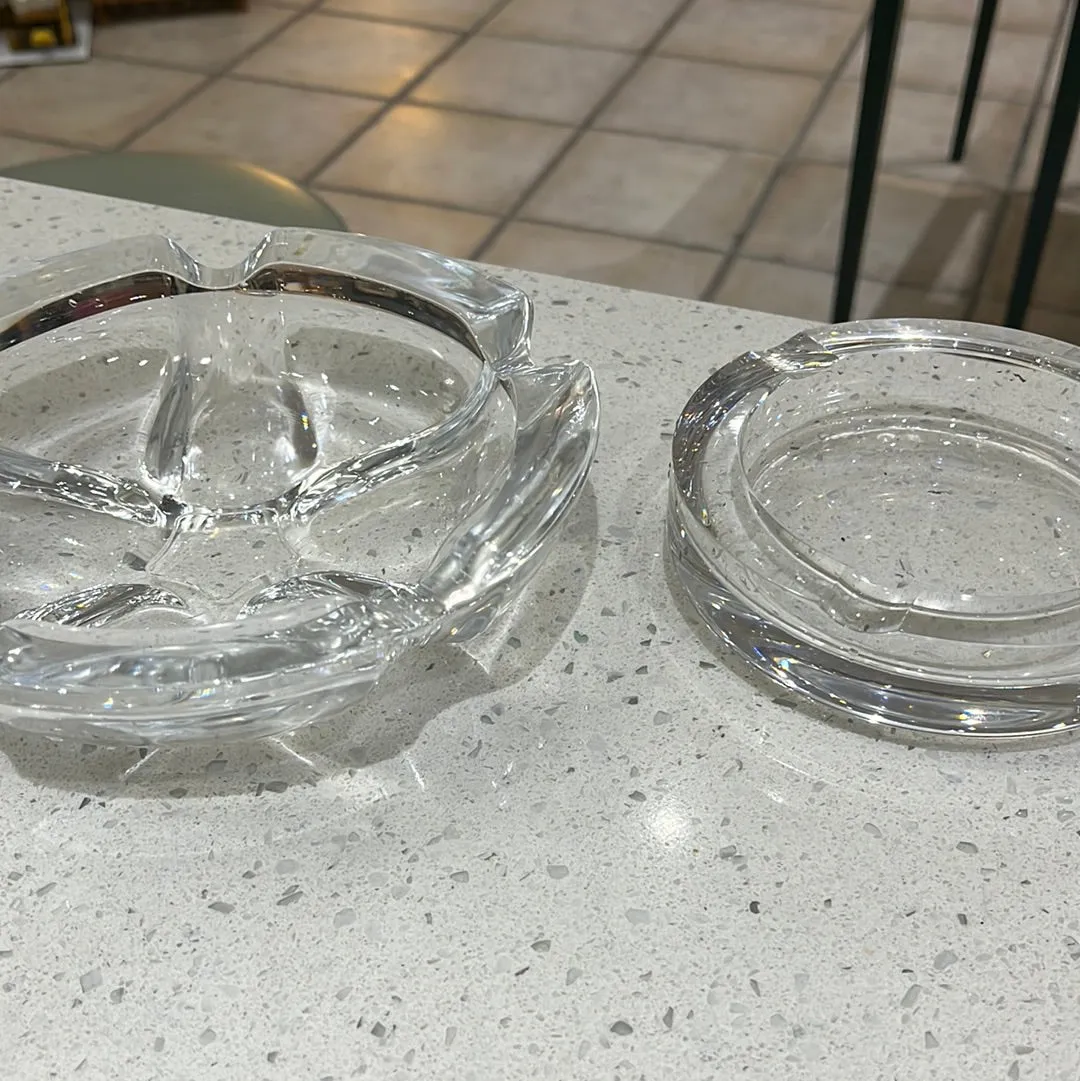Heavy Glass Ashtray