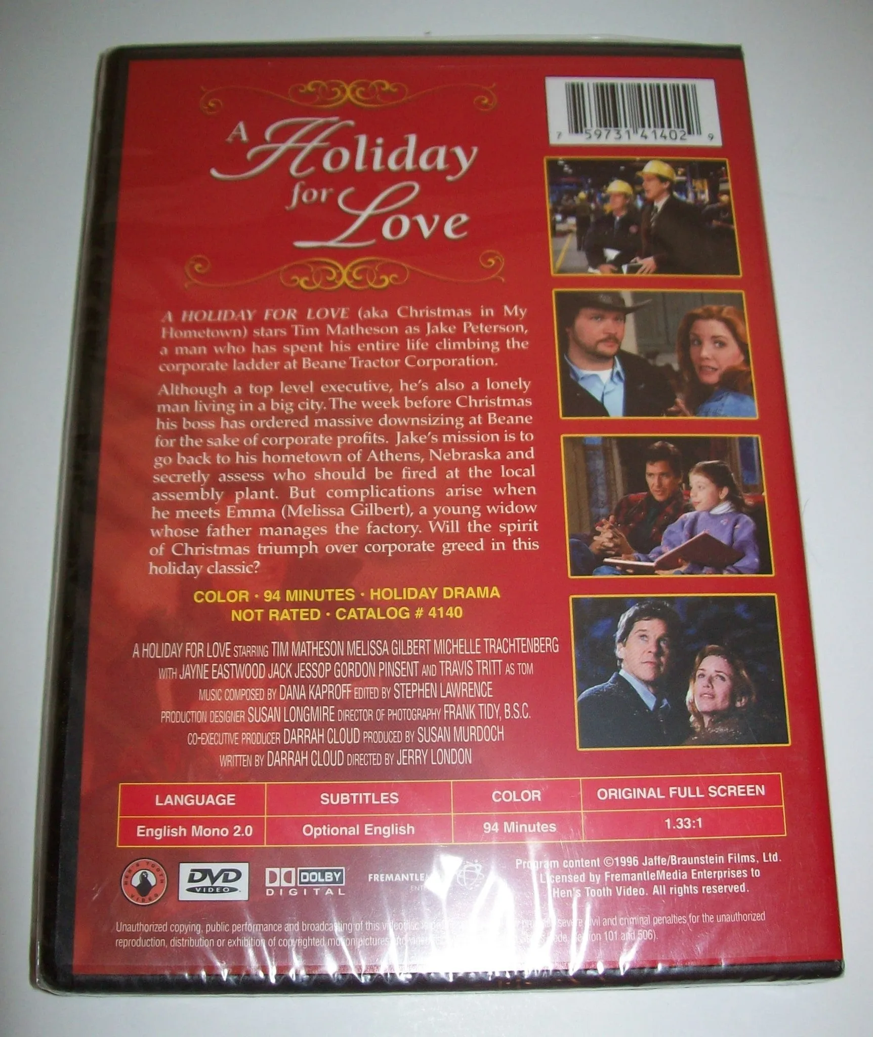 Holiday For Love Christmas DVD