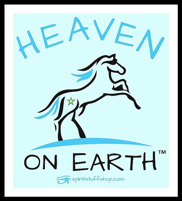 Horse Heaven On Earth - Framed Print