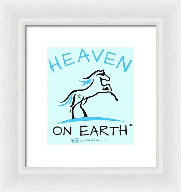 Horse Heaven On Earth - Framed Print