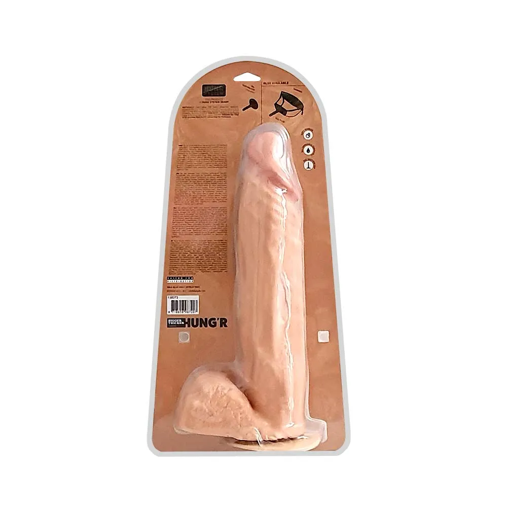 HUNG'R - Goliath - Dildo - Lichte huidskleur - 36 cm - Ø 7.6 cm