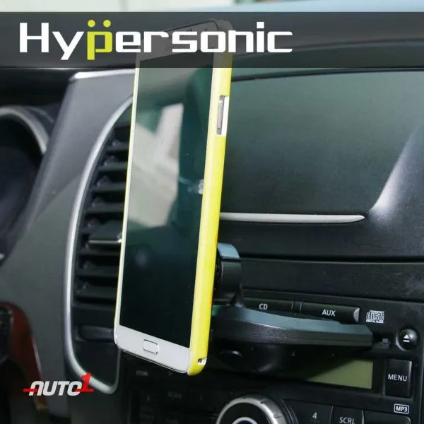 Hypersonic Magnetic Cd Slot Smart Phone Holder Black