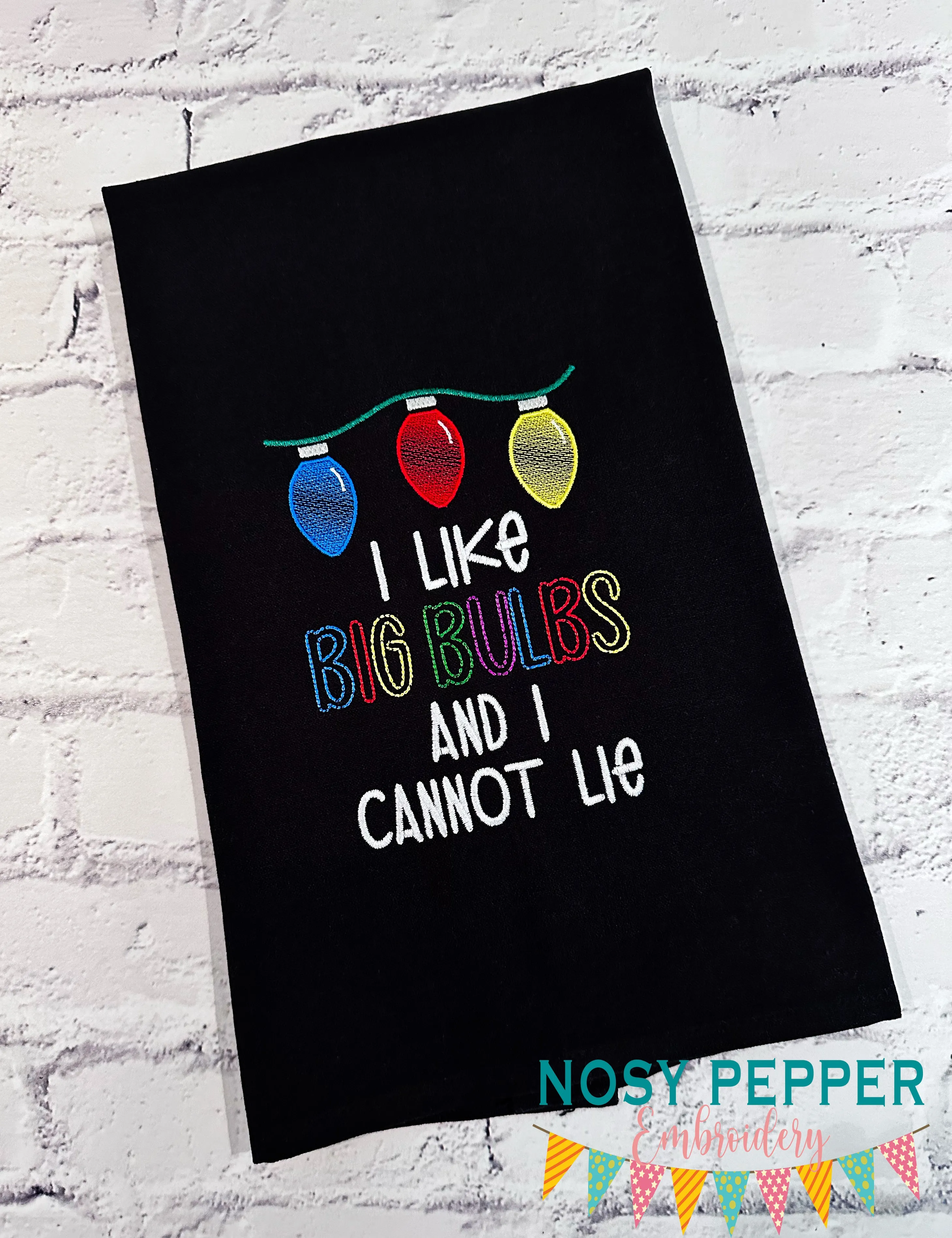 I Like Big Bulbs machine embroidery design (4 sizes included) DIGITAL DOWNLOAD