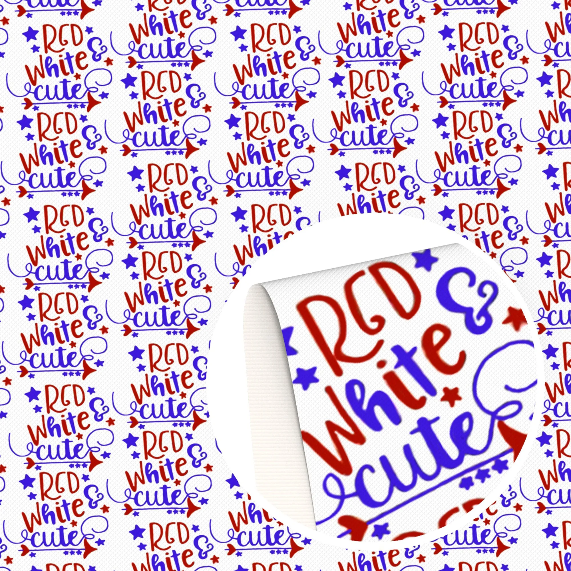 Independence Day (4 of july) Theme Printed Fabric