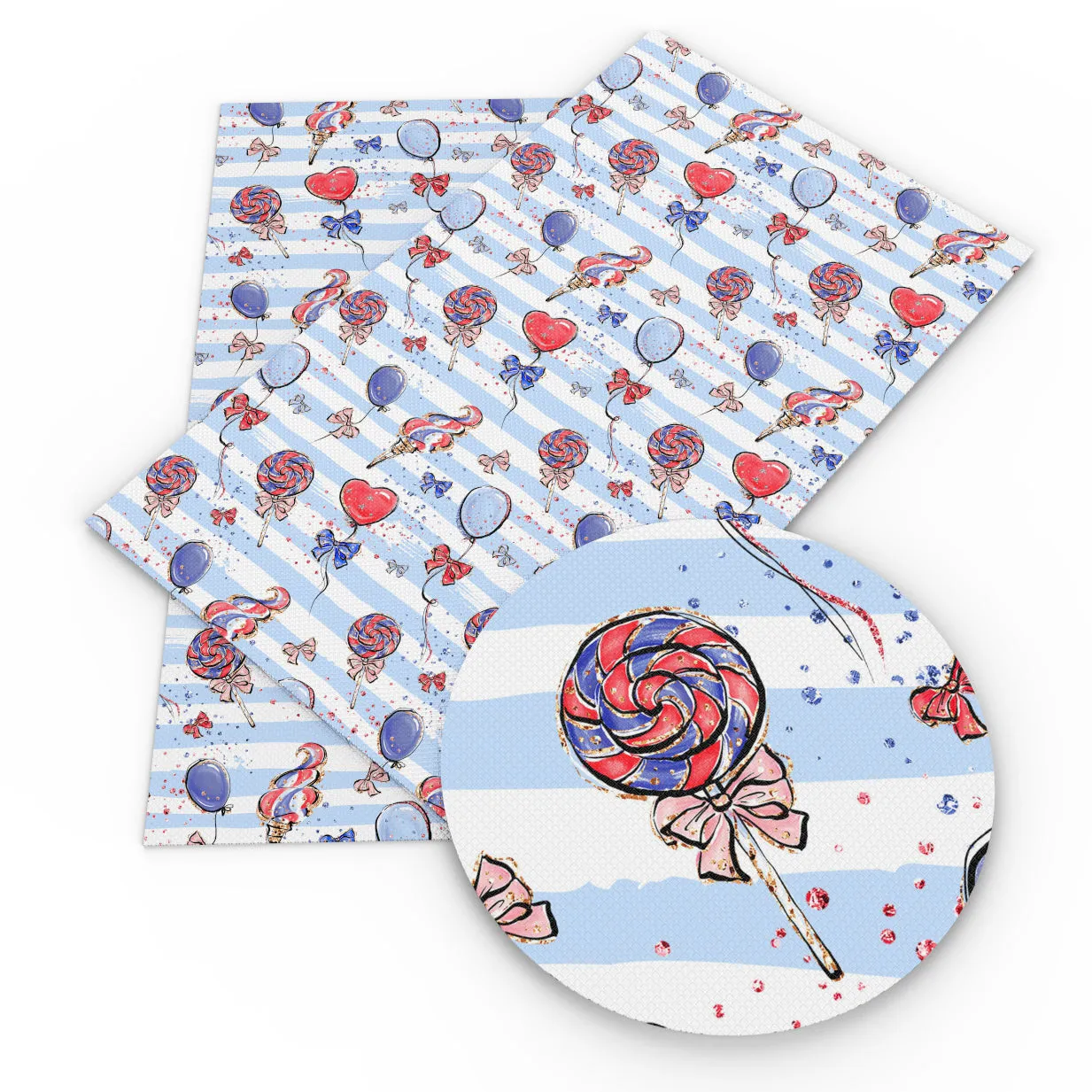 Independence Day (4 of july) Theme Printed Fabric