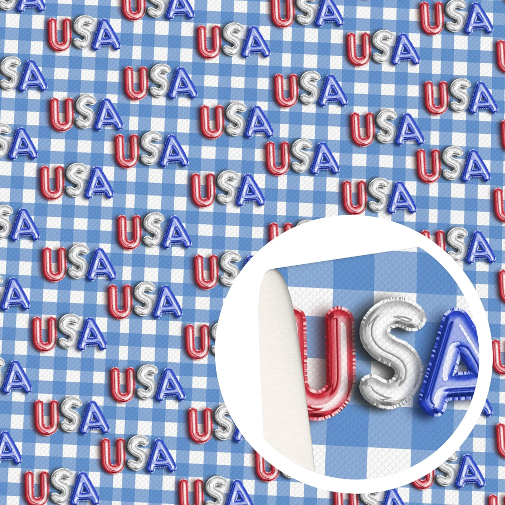 Independence Day (4 of july) Theme Printed Fabric