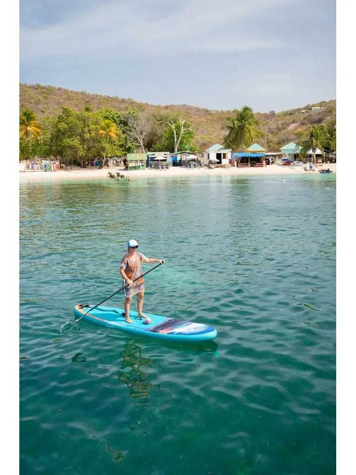 Ionic All Water - Teal Wave -  11'0  Inflatable Paddle Board Package