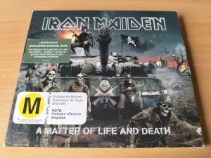IRON MAIDEN ‎– A Matter Of Life And Death CD   DVD SLIPCASE [2ND HAND]