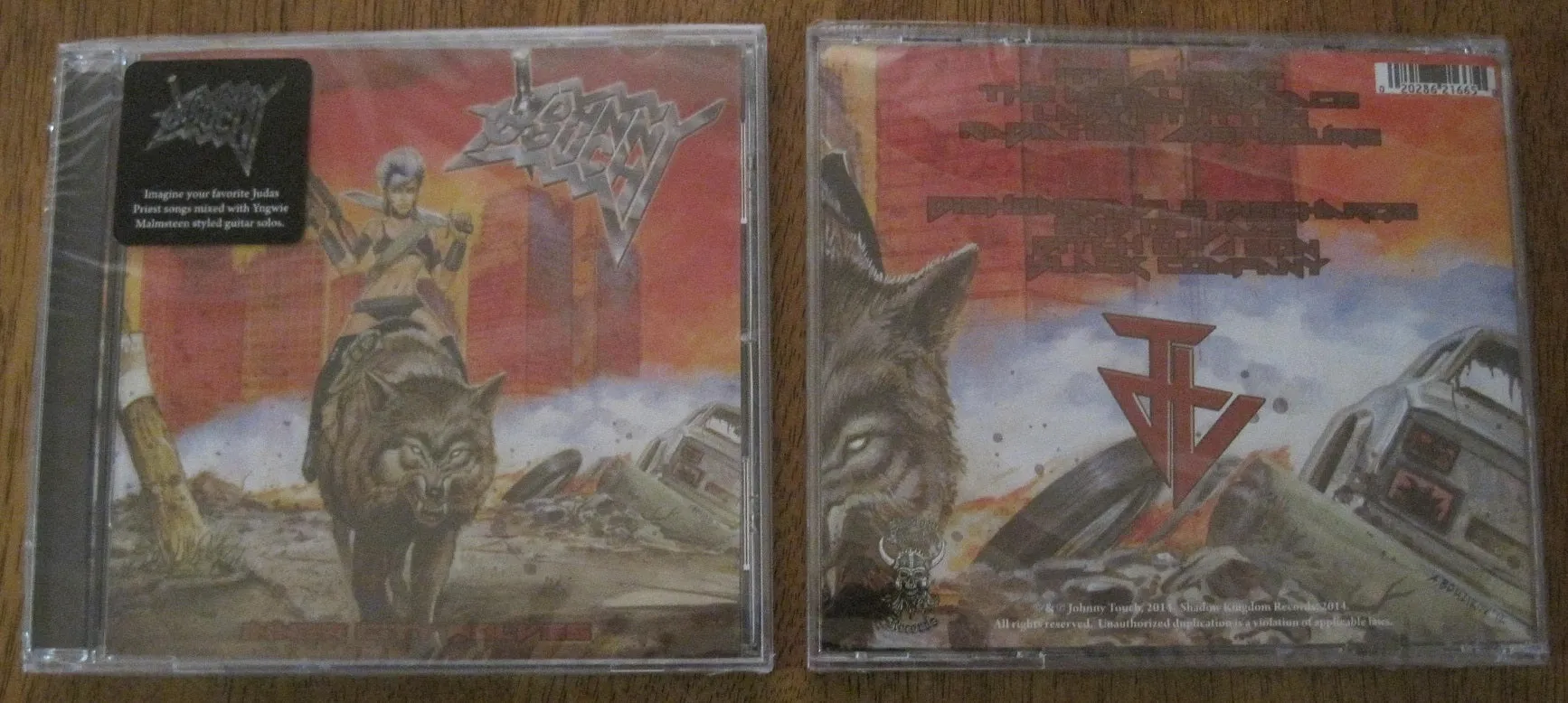 JOHNNY TOUCH (AUS) - Inner City Wolves CD