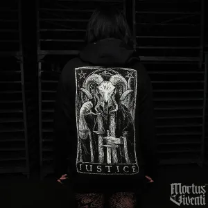 Justice Tarot Card Zip Up