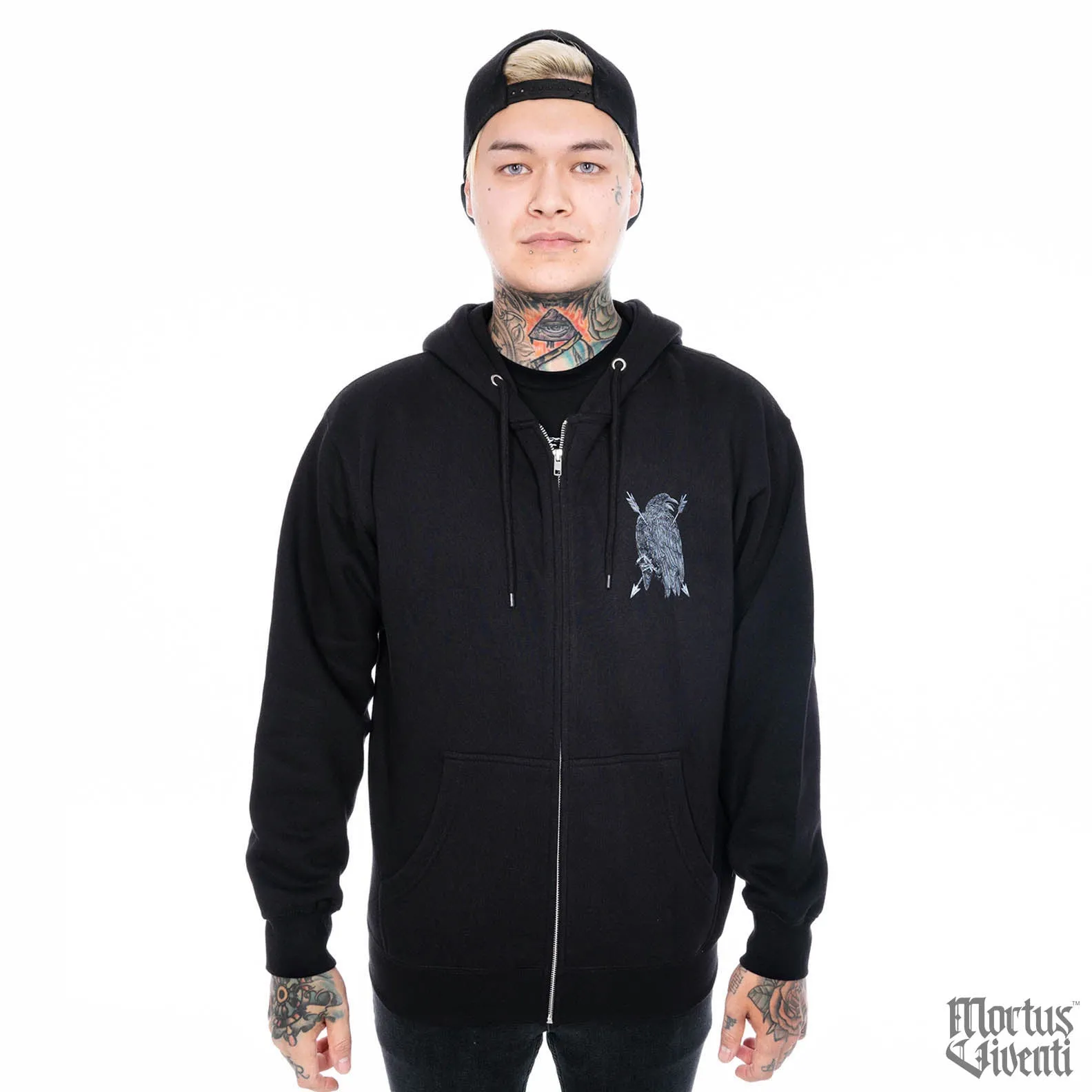 Justice Tarot Card Zip Up