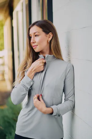 Katie | Zip Up | Dove