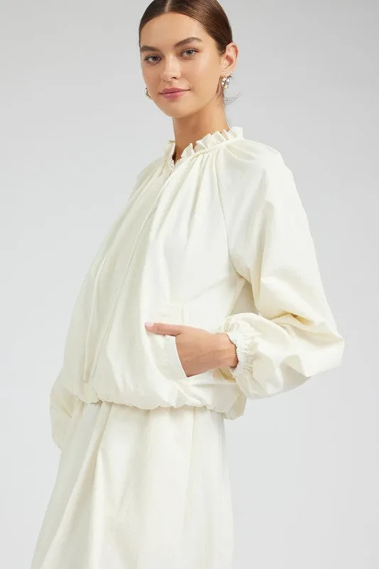 Kendall Balloon Zip Up Jacket