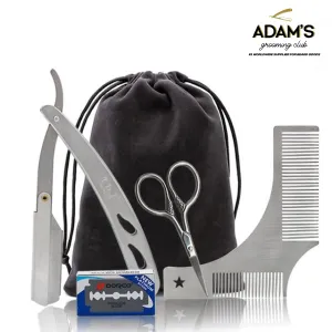 Kit Scissor   Shaver  Canvas Bag   Shaving Ruler
