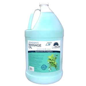 La Palm Spa  Massage Oil - Spearmint Eucalyptus