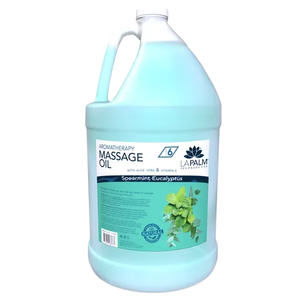 La Palm Spa  Massage Oil - Spearmint Eucalyptus
