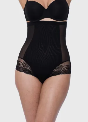 Lace Control High Waisted Brief