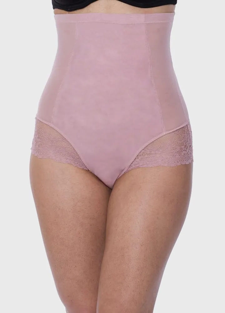 Lace Control High Waisted Brief