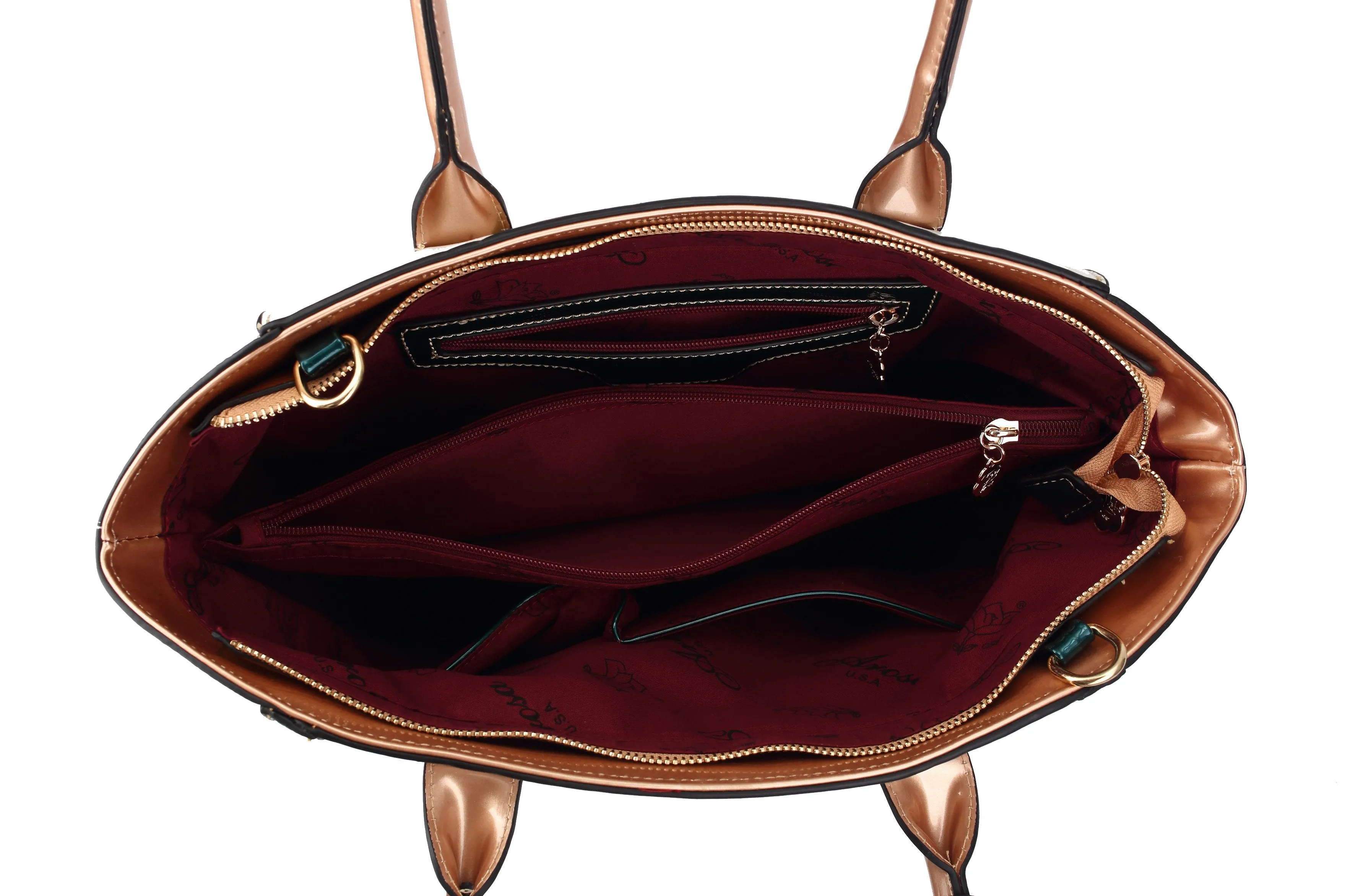 Lady Luck 2.0 Vintage Scratch & Stain Resistant Top-Handle Bag [FA8616]