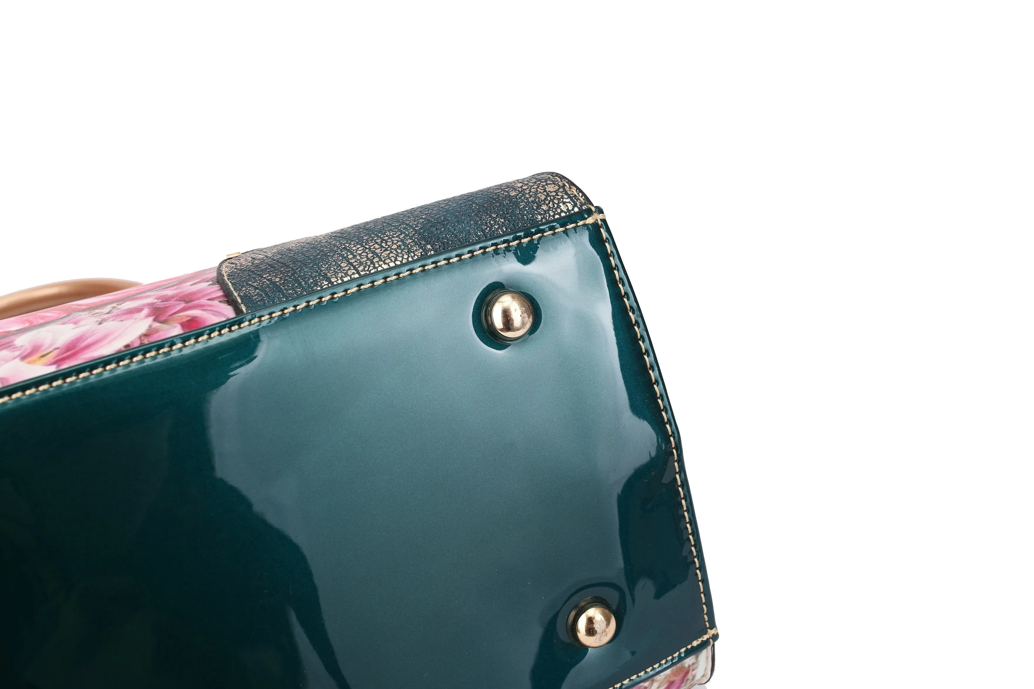 Lady Luck 2.0 Vintage Scratch & Stain Resistant Top-Handle Bag [FA8616]