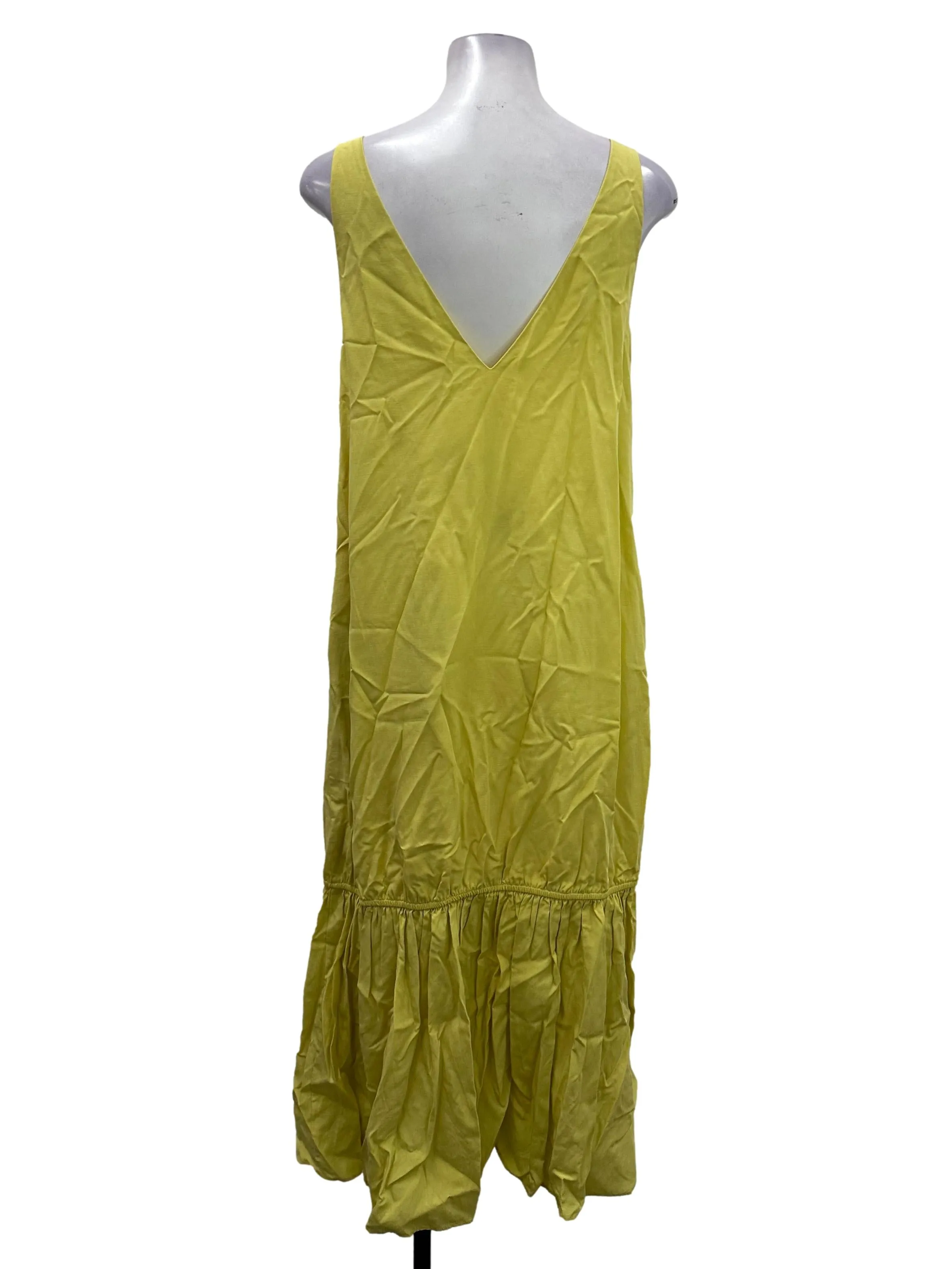 Lemon Yellow Two Way Midi Dress OSN
