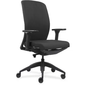 Lorell Executive Chairs with Fabric Seat & Back