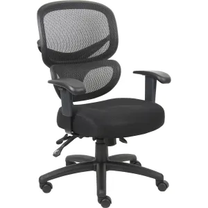 Lorell Mesh-Back Fabric Executive Chairs